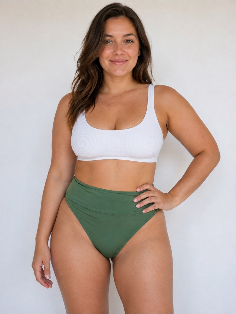 Knix high waisted, high cut, sculpting bikini bottom